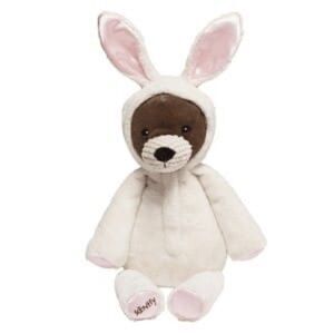 Scentsy Buddy White Brown Bunny Bear Bear Stuffed Animal Plush *No Scent* Easter